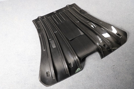 Porsche 911 992.1 Carerra Base/S/T/4/4S/Targa 4/Targa 4S/GTS 2020 2021 2022 2023 2024 & 911 992.2 Carerra Base/S/T/4/4S/Targa 4/Targa 4S/GTS 2025-ON & (designed to be installed on DuPont Tech GT3 conversion rear bumper ONLY) with Aftermarket Parts - GT3 Conversion Style Rear Diffuser Dry Pre-preg Carbon Fiber from Dupont Tech