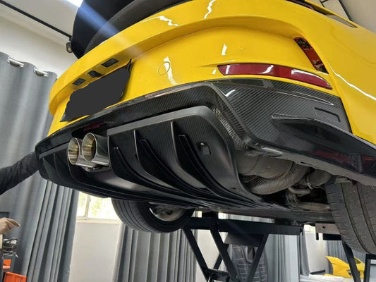 Dupont Tech GT3 Conversion Style Rear Bumper & Trims for Porsche 911 992.1 992.2 Carerra S Targa 4 4S S GTS GT3 2020-ON PP Polypropylene/Carbon Fiber