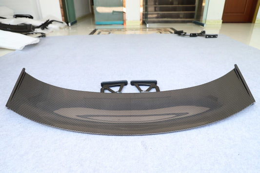 Porsche 981 Cayman (Base / S / GTS) 2012 2013 2014 2015 2016 & 718 982 Cayman (Base / T / S / GTS) 2017-ON with Aftermarket Parts - Rear Wing Dry Pre-preg Carbon Fiber from Dupont Tech