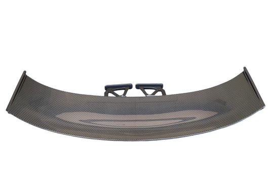 Porsche 981 Cayman (Base / S / GTS) 2012 2013 2014 2015 2016 & 718 982 Cayman (Base / T / S / GTS) 2017-ON with Aftermarket Parts - Rear Wing Dry Pre-preg Carbon Fiber from Dupont Tech