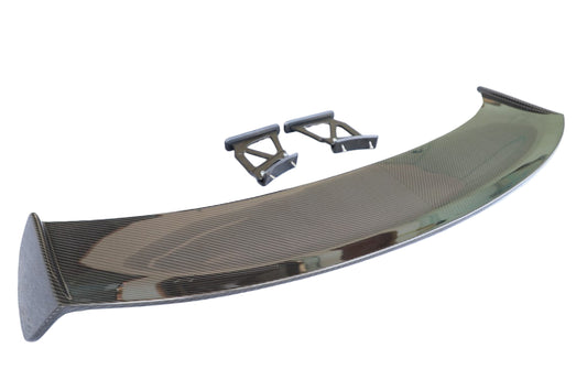 Porsche 981 Boxster (all models, including Base / S / GTS Spyder) 2012 2013 2014 2015 2016 & 718 982 Boxster (Base / T / S / GTS / Spyder) 2017-ON with Aftermarket Parts - Rear Wing Dry Pre-preg Carbon Fiber from Dupont Tech