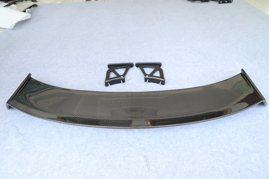 Porsche 981 Boxster (all models, including Base / S / GTS Spyder) 2012 2013 2014 2015 2016 & 718 982 Boxster (Base / T / S / GTS / Spyder) 2017-ON with Aftermarket Parts - Rear Wing Dry Pre-preg Carbon Fiber from Dupont Tech