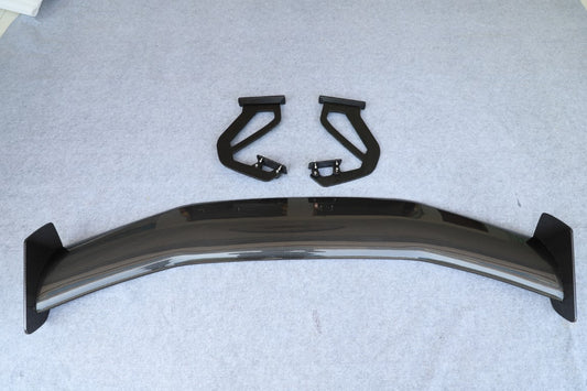 Porsche 981 Cayman (Base / S / GTS) 2012 2013 2014 2015 2016 & 718 982 Cayman (Base / T / S / GTS) 2017-ON with Aftermarket Parts - GT4RS Style Rear Wing Dry Pre-preg Carbon Fiber from Dupont Tech