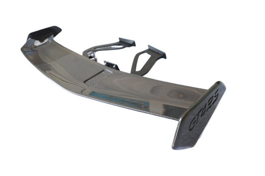 Porsche 981 Cayman (Base / S / GTS) 2012 2013 2014 2015 2016 & 718 982 Cayman (Base / T / S / GTS) 2017-ON with Aftermarket Parts - GT4RS Style Rear Wing Dry Pre-preg Carbon Fiber from Dupont Tech