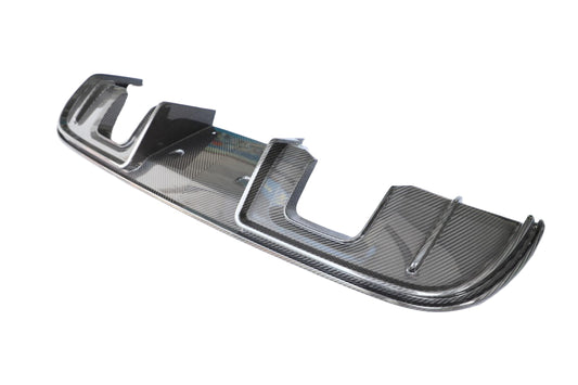 Porsche 718 982 981 Cayman & Boxster (Base / T / S / GTS / GT4 / Spyder) 2012-ON (This product can be installed on OEM 718 rear bumpers. For 981, DuPont Tech GT4/Spyder conversion rear bumper is required) with Aftermarket Parts - Rear Diffuser Dry Pre-preg Carbon Fiber from Dupont Tech
