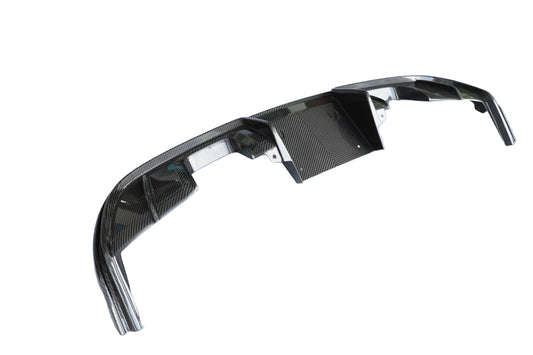 Porsche 718 982 981 Cayman & Boxster (Base / T / S / GTS / GT4 / Spyder) 2012-ON (This product can be installed on OEM 718 rear bumpers. For 981, DuPont Tech GT4/Spyder conversion rear bumper is required) with Aftermarket Parts - Rear Diffuser Dry Pre-preg Carbon Fiber from Dupont Tech