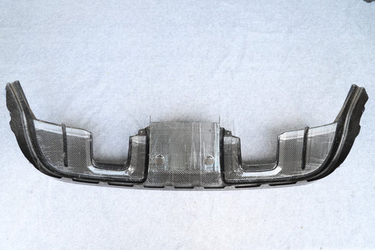 Porsche 718 982 981 Cayman & Boxster (Base / T / S / GTS / GT4 / Spyder) 2012-ON (This product can be installed on OEM 718 rear bumpers. For 981, DuPont Tech GT4/Spyder conversion rear bumper is required) with Aftermarket Parts - Rear Diffuser Dry Pre-preg Carbon Fiber from Dupont Tech