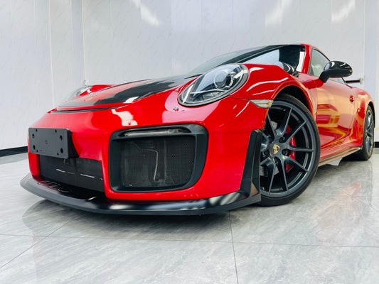 Porsche 911 991.1 Carrera Base/S/T/4/4S/Targa 4/Targa 4S/GTS/GT3/GT3RS/Turbo/Turbo S/GT3/GT3RS 2012 2013 2024 2015 2016 & 991.2 Carrera Base/S/T/4/4S/Targa 4/Targa 4S/GTS/GT3/GT3RS/Turbo/Turbo S 2017 2018 2019 with Aftermarket Parts – GT2RS Conversion Style Front Bumper & Trims PP Polypropylene / Dry Pre-preg Carbon Fiber from Dupont Tech