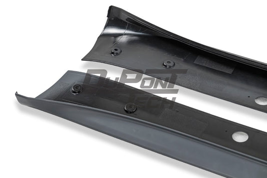 Porsche 911 991.1 Carrera Base/S/T 2012 2013 2014 2015 2016 & 991.2 Carrera Base/S/T 2017 2018 2019 with Aftermarket Parts – GT2RS Conversion Style Side Skirts PP Polypropylene