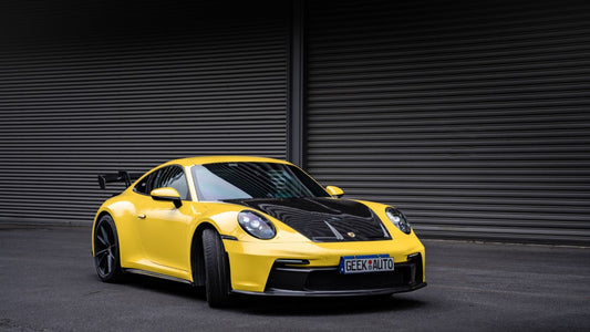 Porsche 911 992.1 Carerra Base/S/T/4/4S/Targa 4/Targa 4S/GTS 2020 2021 2022 2023 2024 & 911 992.2 Carerra Base/S/T/4/4S/Targa 4/Targa 4S/GTS 2025-ON with Aftermarket Parts - GT3 Conversion Style Side Skirts Dry Pre-preg Carbon Fiber from Dupont Tech
