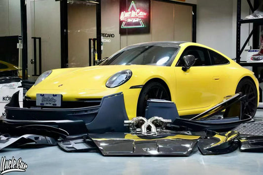 Porsche 911 992.1 Carerra Base/S/T/4/4S/GTS 2020 2021 2022 20223 2024 & 911 992.2 Carerra Base/S/T/4/4S/GTS 2025-ON GT2RS Full Conversion Kit PP Polypropylene / Dry Pre-preg Carbon Fiber from Dupont Tech