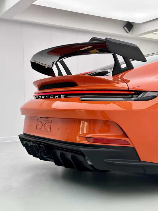 Dupont Tech GT3 Conversion Style Rear Bumper & Trims for Porsche 911 992.1 992.2 Carerra S Targa 4 4S S GTS GT3 2020-ON PP Polypropylene/Carbon Fiber