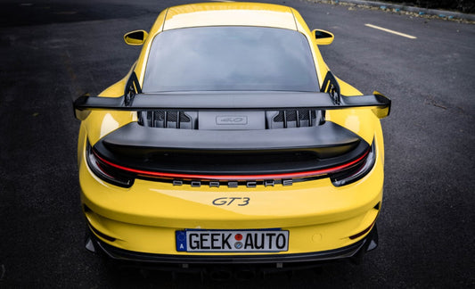 Dupont Tech GT3 Conversion Style Rear Bumper & Trims for Porsche 911 992.1 992.2 Carerra S Targa 4 4S S GTS GT3 2020-ON PP Polypropylene/Carbon Fiber