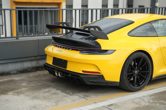 Dupont Tech GT3 Conversion Style Rear Bumper & Trims for Porsche 911 992.1 992.2 Carerra S Targa 4 4S S GTS GT3 2020-ON PP Polypropylene/Carbon Fiber