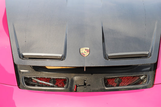 Porsche 911 992.1 Carerra Base/S/T/4/4S/Targa 4/Targa 4S/GTS/GT3/Turbo/Turbo S/ST 2020 2021 2022 2023 2024 & 911 992.2 Carerra Base/S/T/4/4S/Targa 4/Targa 4S/GTS/GT3/Turbo/Turbo S 2025-ON with Aftermarket Parts - GT3 Style Hood Dry Pre-preg Carbon Fiber from Dupont Tech