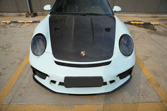 Porsche 911 997.1 997.2 Carrera/S/4S/Targa/Targa4S/GTS/Turbo/Turbo S/GT3/GT3RS/GT2 2009 2010 2011 2012 with Aftermarket Parts – GT3 Conversion Style Front Bumper & Trims PP Polypropylene / Dry Pre-preg Carbon Fiber from Dupont Tech
