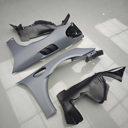 Porsche 981 Cayman & Boxster (all models, including Base / S / GTS / GT4 / Spyder) 2012 2013 2014 2015 2016 with Aftermarket Parts - RS Style Front Fenders & PP Polypropylene from Dupont Tech