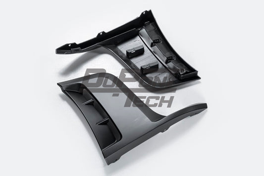 Porsche 987.1 987.2 Cayman & Boxster (all models, including Base / S / R) 2005 2006 2007 2008 2009 2010 2011 2012 with Aftermarket Parts – GT4RS Conversion Style Front Bumper & Trims PP Polypropylene / Dry Pre-preg Carbon Fiber from Dupont Tech