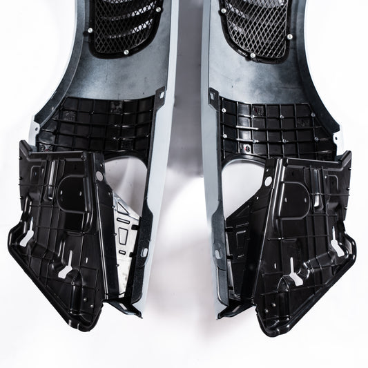 Porsche 991.1 Carrera Base/S/T/4/4S/Targa 4/ Targa 4S/GTS/GT3/GT3RS/Turbo/Turbo S/GT3/GT3RS 2012 2013 2014 2015 2016 & 991.2 Carrera Base/S/T/4/4S/Targa 4/ Targa 4S/GTS/GT3/GT3RS/Turbo/Turbo S 2017 2018 2019 with Aftermarket Parts - Front Fenders Dry Pre-preg Carbon Fiber from Dupont Tech