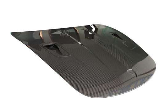 Porsche Panamera 971 971.1 Base/4/4S/GTS/Turbo/Turbo S 2017 2018 2019 2020 & Panamera 971 971.2 Base/4/4S/GTS/Turbo/Turbo S 2021 2022 2023 with Aftermarket Parts - Hood Dry Pre-preg Carbon Fiber from Dupont Tech