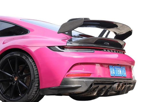 DuPont Tech GT3 V1 Style Rear Wing for Porsche 911 992.1 992.2 2020-ON Dry Pre-preg Carbon Fiber