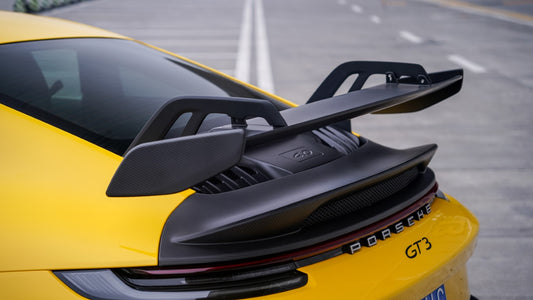 DuPont Tech GT3 V1 Style Rear Wing for Porsche 911 992.1 992.2 2020-ON Dry Pre-preg Carbon Fiber