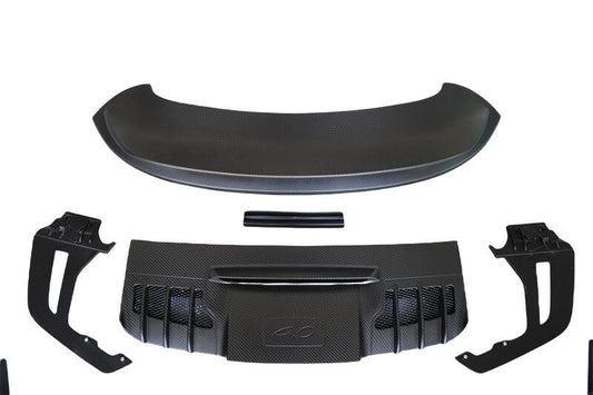 DuPont Tech GT3 V1 Style Rear Wing for Porsche 911 992.1 992.2 2020-ON Dry Pre-preg Carbon Fiber