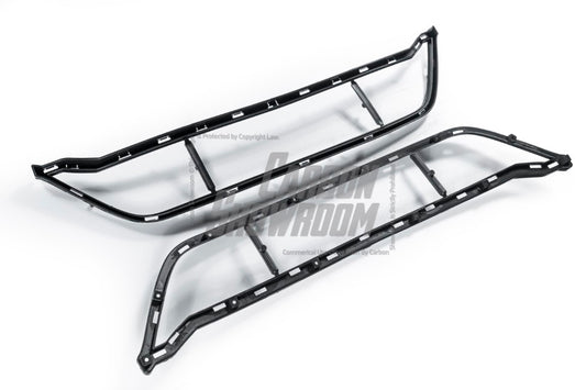Porsche 981 Cayman & Boxster (all models, including Base / S / GTS / GT4 / Spyder) 2012 2013 2014 2015 2016 with Aftermarket Parts – GT4 Conversion Style Front Bumper & Trims (with & without GT4 Logo) PP Polypropylene / Dry Pre-preg Carbon Fiber from Dupont Tech