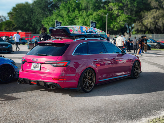 Audi A4 allroad B9 2017 2018 2019 with Aftermarket Parts - Rear Diffuser Pre-preg Carbon Fiber from Karbel Carbon