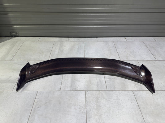 Honda Civic Type-R FL5 2023 2024 with Aftermarket Parts - Modulo Style Rear Spoiler Carbon Fiber from EPR USA