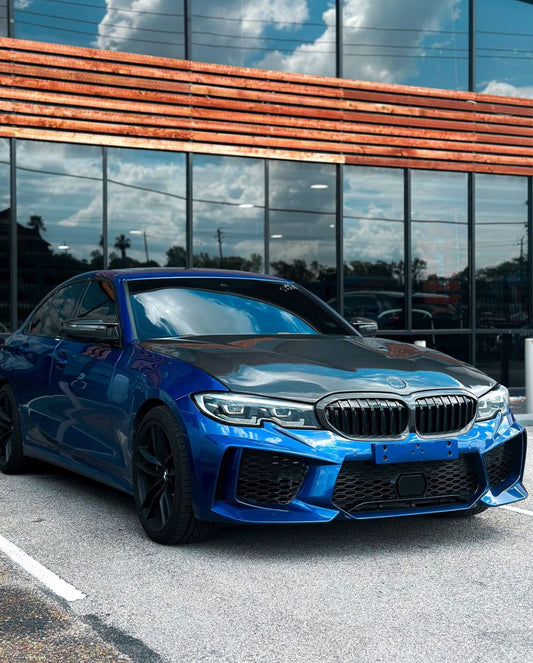 DuPont Tech Front Bumper M8 Style for BMW 3 Series 330i M340i G20 G21 Pre-LCI PP Polypropylene
