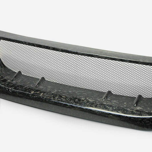 Honda Civic Type-R FK8 2017 2018 2019 2020 2021 with Aftermarket Parts - JS Style Front Grill & Front grill Emblem holder Carbon Fiber / FRP from EPR USA