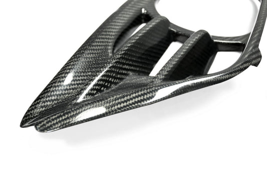 Nissan GTR R35 CBA DBA 2008 2009 2010 2011 2012 2013 2014 2015 2016 with Aftermarket Parts - AS Style & MCR Style Exhaust Suround Carbon Fiber / FRP from EPR USA