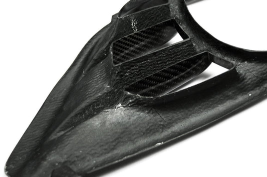 Nissan GTR R35 CBA DBA 2008 2009 2010 2011 2012 2013 2014 2015 2016 with Aftermarket Parts - AS Style & MCR Style Exhaust Suround Carbon Fiber / FRP from EPR USA