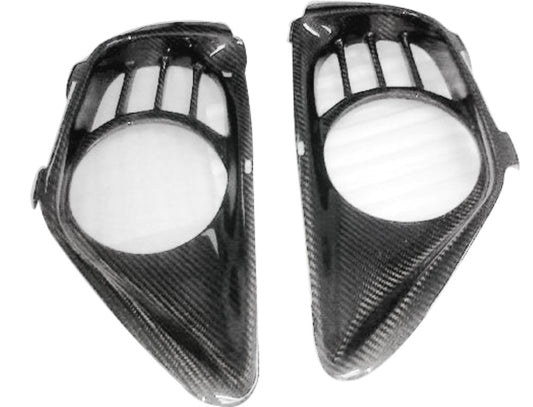 Nissan GTR R35 CBA DBA 2008 2009 2010 2011 2012 2013 2014 2015 2016 with Aftermarket Parts - AS Style & MCR Style Exhaust Suround Carbon Fiber / FRP from EPR USA