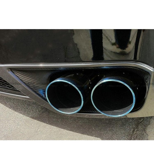 Nissan GTR R35 CBA DBA EBA 2008 2009 2010 2011 2012 2013 2014 2015 2016 2017 2018 2019 2020 2021 2022 2023 2024 with Aftermarket Parts - OE Style Exhaust Suround Carbon Fiber / FRP from EPR USA