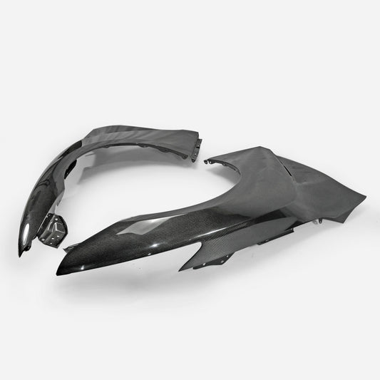 Nissan GTR R35 CBA DBA EBA 2008 2009 2010 2011 2012 2013 2014 2015 2016 with Aftermarket Parts - OE Style Front Fender (with fender vents) Carbon Fiber / FRP from EPR USA