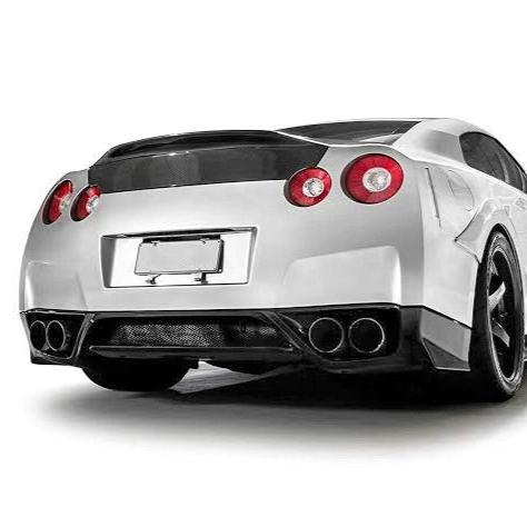 Nissan GTR R35 CBA 2008 2009 2010 2011 2012 2013 2014 2015 2016 with Aftermarket Parts - OE Style Rear Diffuser Carbon Fiber / FRP from EPR USA