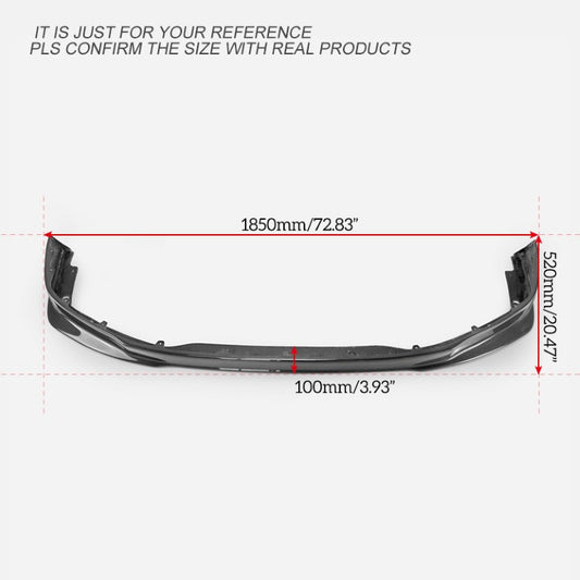 Nissan GTR R35 CBA 2008 2009 2010 2011 with Aftermarket Parts - KSK Front Lip Carbon Fiber / FRP from EPR USA