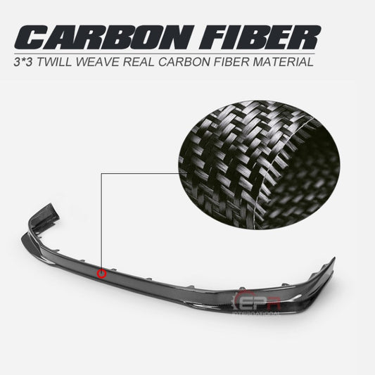 Nissan GTR R35 CBA 2008 2009 2010 2011 with Aftermarket Parts - KSK Front Lip Carbon Fiber / FRP from EPR USA