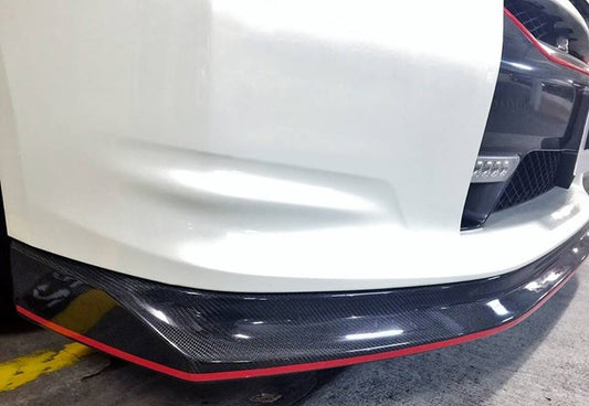 Nissan GTR R35 CBA 2008 2009 2010 2011 with Aftermarket Parts - Front Lip Carbon Fiber / FRP from EPR USA