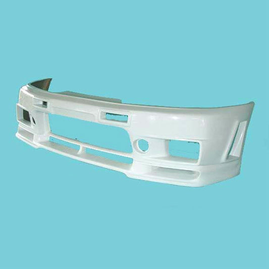 Nissan R33 Skyline GTST Series 1 1993 1994 1995 1996 with Aftermarket Parts - 400R Front Bumper Carbon Fiber / FRP from EPR USA