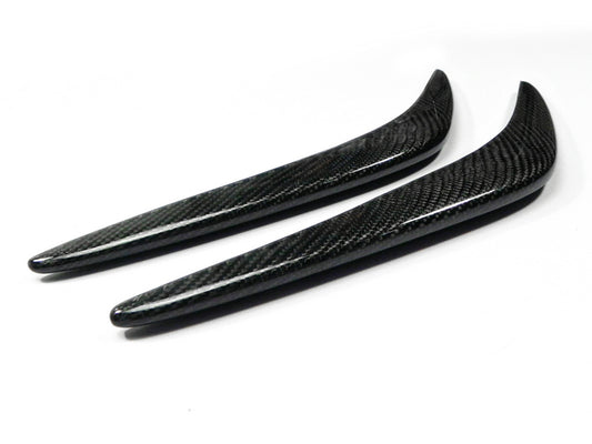 Nissan GTR R35 CBA 2008 2009 2010 2011 with Aftermarket Parts - AS Front Bumper Canard Carbon Fiber / FRP from EPR USA