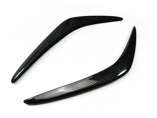 Nissan GTR R35 CBA 2008 2009 2010 2011 with Aftermarket Parts - AS Front Bumper Canard Carbon Fiber / FRP from EPR USA