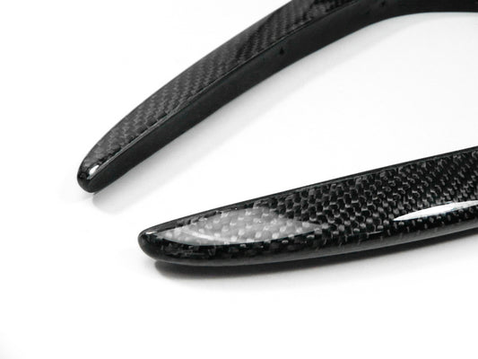 Nissan GTR R35 CBA 2008 2009 2010 2011 with Aftermarket Parts - AS Front Bumper Canard Carbon Fiber / FRP from EPR USA