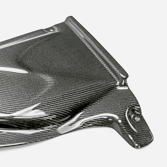Nissan 370Z Sport Touring Base Fairlady Z Z34 Pre-Facelift & Facelift 2009 2010 2011 2012 2013 2014 2015 2016 2017 2018 2019 2020 with Aftermarket Parts - Battery Cover Carbon Fiber from EPR USA