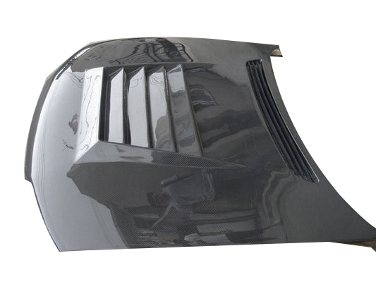 Nissan R32 Skyline GTR 1989 1990 1991 1992 1993 1994 with Aftermarket Parts - DMAX Style Hood Carbon Fiber / FRP from EPR USA