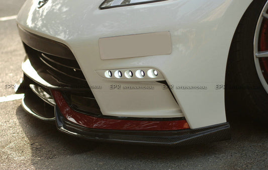 Nissan Nismo V2 2012 2013 2014 2015 2016 2017 2018 2019 2020 with Aftermarket Parts - EPA Front Lip Carbon Fiber / FRP from EPR USA