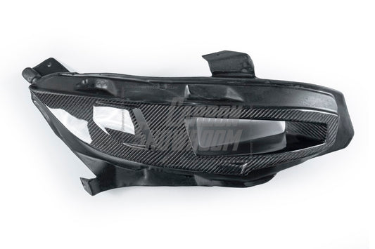 Honda Civic Type-R FK8 2017 2018 2019 2020 2021 & Civic 10th Gen FC1 FC2 FC5 FC6 2016 2017 2018 2019 2020 2021 & Civic 10th Gen FC3 FC4 2017 2018 2019 2020 2021 & Civic 10th Gen FK7 2017 2018 2019 2020 2021 with Aftermarket Parts - EPA Headlight Intake Duct LHD Driver Side & Headlight Intake Duct LHD Passenger Side Carbon Fiber / FRP from EPR USA