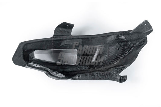 Honda Civic Type-R FK8 2017 2018 2019 2020 2021 & Civic 10th Gen FC1 FC2 FC5 FC6 2016 2017 2018 2019 2020 2021 & Civic 10th Gen FC3 FC4 2017 2018 2019 2020 2021 & Civic 10th Gen FK7 2017 2018 2019 2020 2021 with Aftermarket Parts - EPA Headlight Intake Duct LHD Driver Side & Headlight Intake Duct LHD Passenger Side Carbon Fiber / FRP from EPR USA